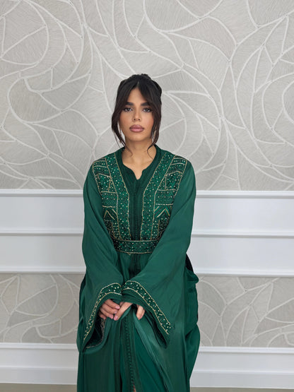 Norhane Green Takchita – Tweedelige Marokkaanse Ceremoniejurk – productweergave 2