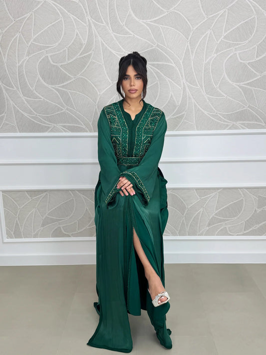 Norhane Green Takchita – Tweedelige Marokkaanse Ceremoniejurk
