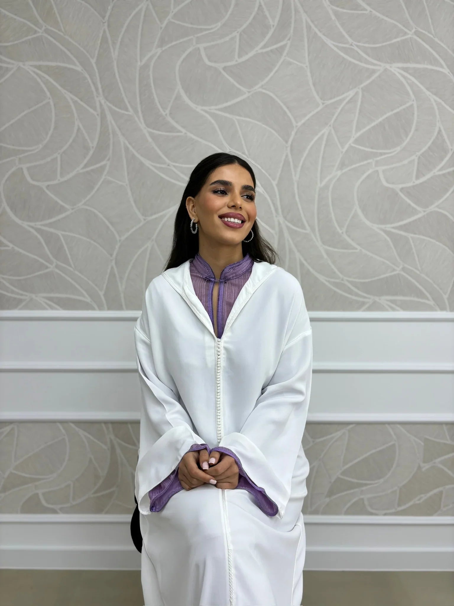 Ibtihal Djellaba – Casual Marokkaanse Tuniek voor Dagelijks Comfort