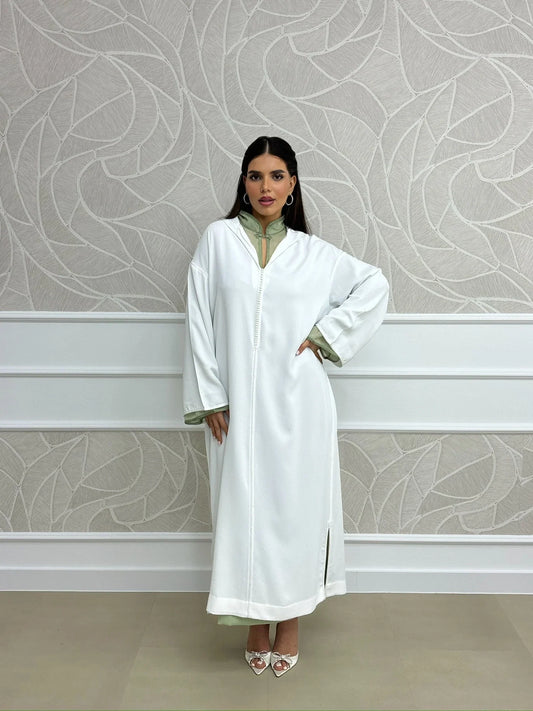 Ibtihal Djellaba – Casual Marokkaanse Tuniek voor Dagelijks Comfort – productweergave 2
