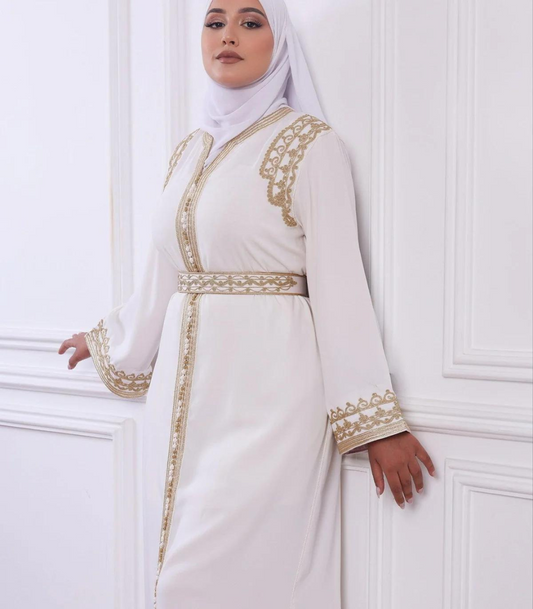 Kaoutar Kaftan – Handgemaakte Marokkaanse Jurk – productweergave 2