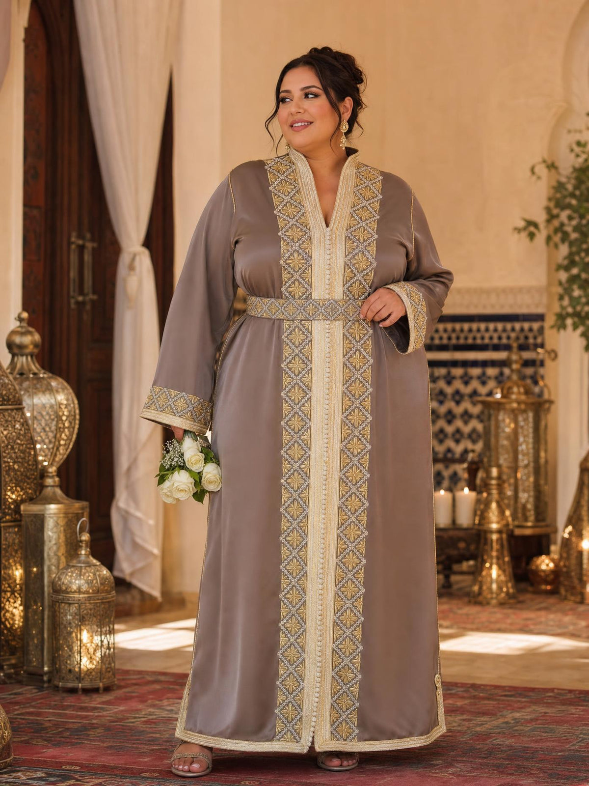 Boutaina kaftan \u2014 plus-size model