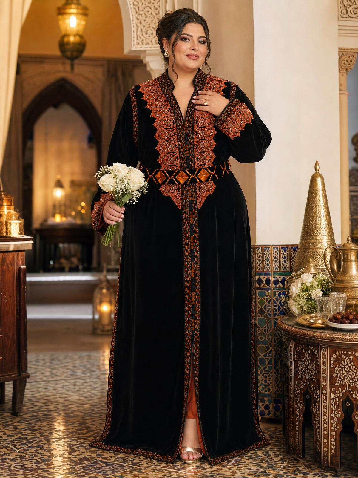 soort van kaftan \u2014 plus-size model