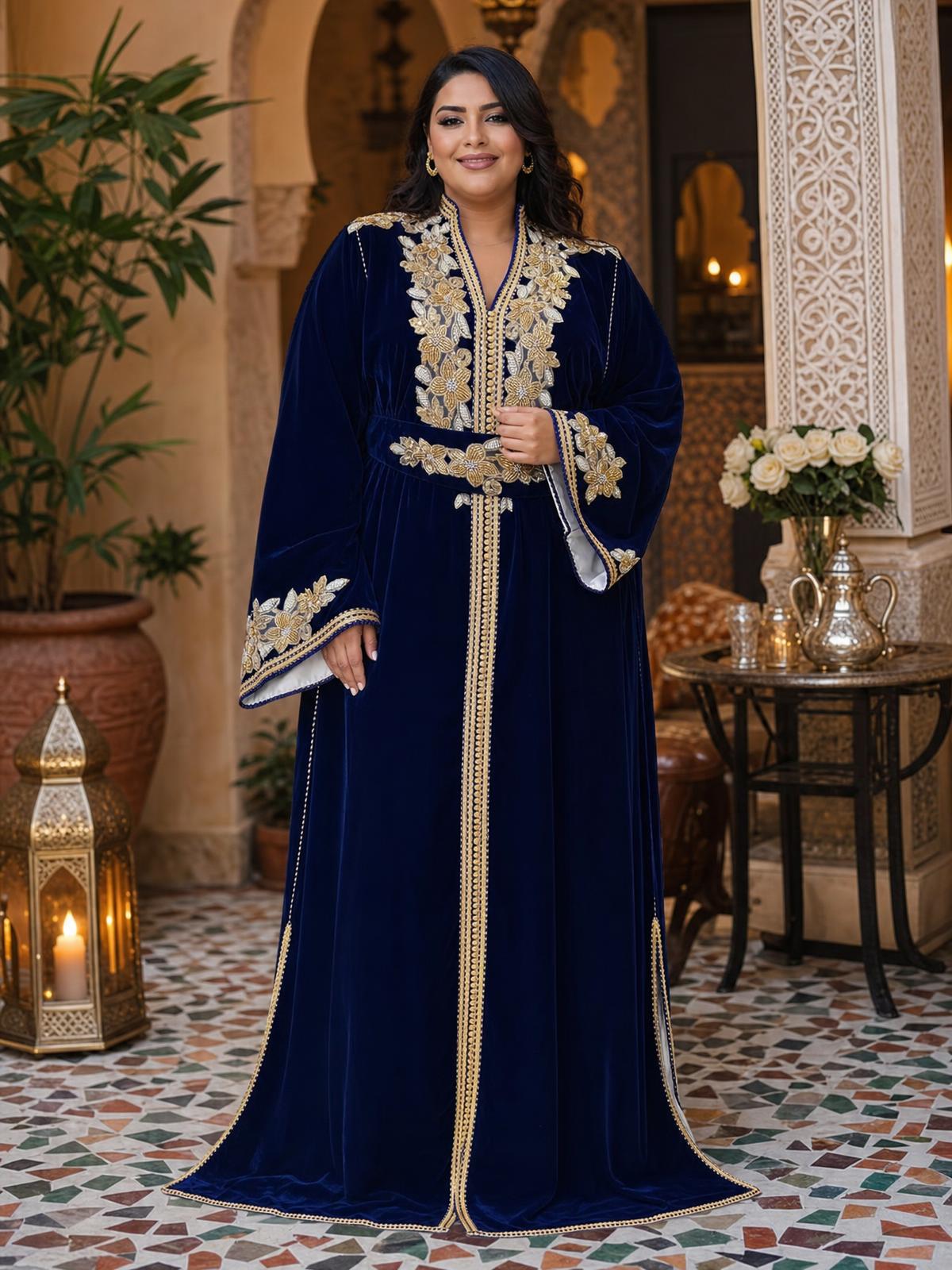 Lamar-kaftan \u2014 plus-size model