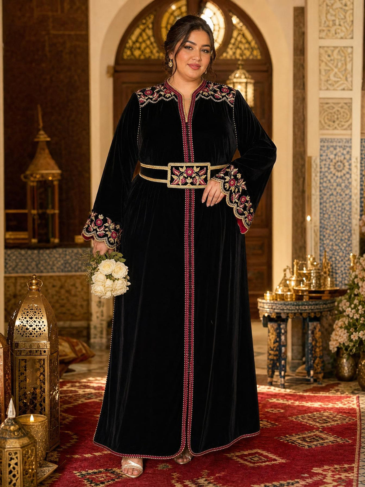 Lamiaa kaftan \u2014 plus-size model
