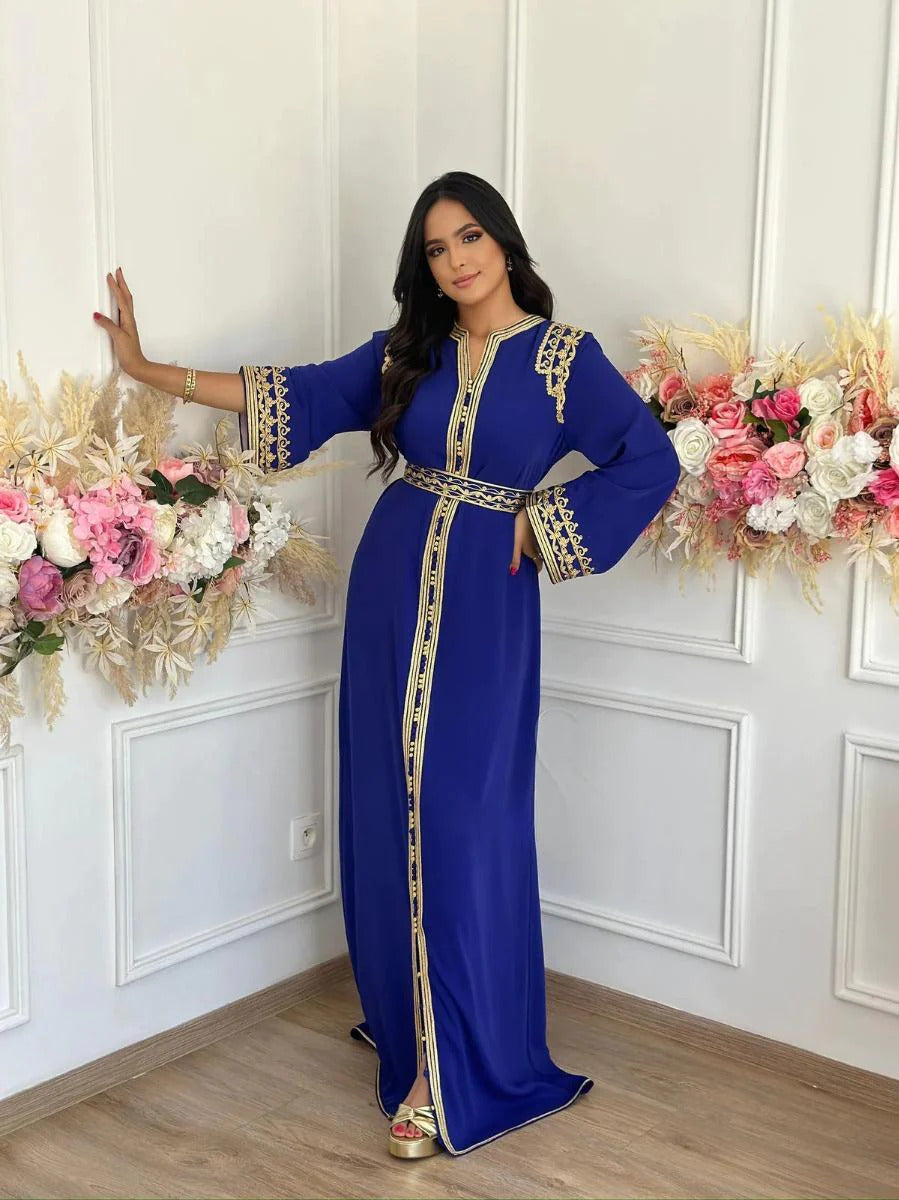 Kaoutar Kaftan – Handgemaakte Marokkaanse Jurk – productweergave 3