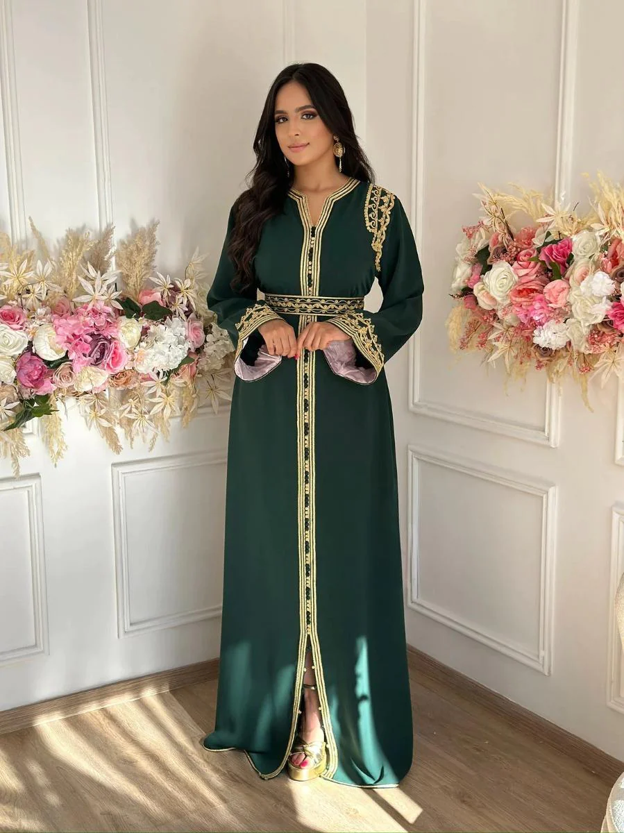 Kaoutar Kaftan – Handgemaakte Marokkaanse Jurk – productweergave 6
